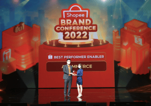 aCommerce received best performer enabler at Shopee Brand Conference 2022